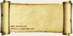 Jana Nestorović vizit kartica